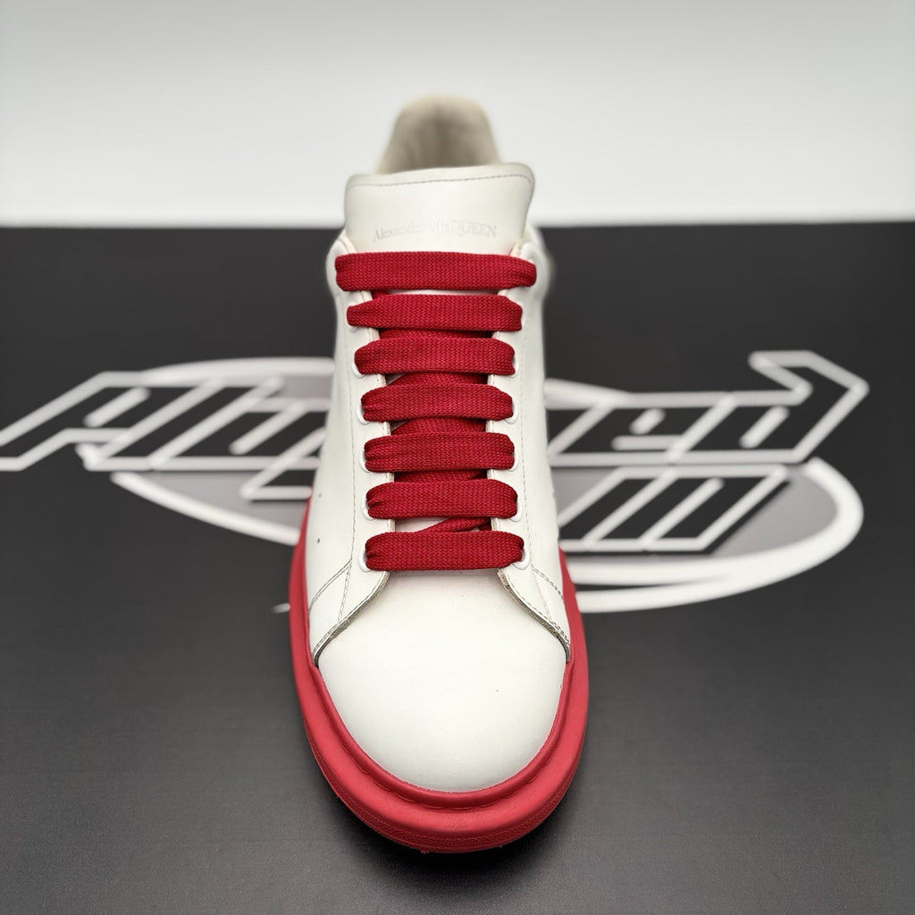 Size 45 (12 US) - Alexander McQueen Oversized ' White, Red Sole ' | GREAT COND!