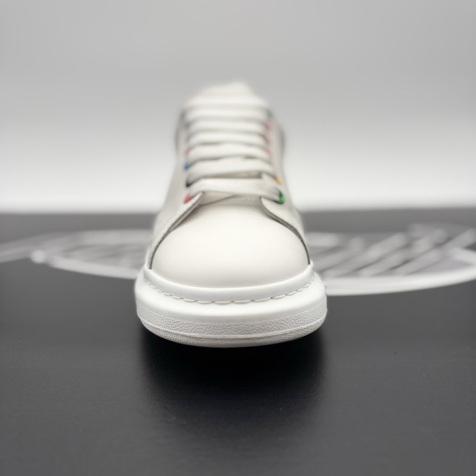 Size 43 (10 US) Alexander McQueen Oversized ' White, Multicolor ' | GREAT COND!