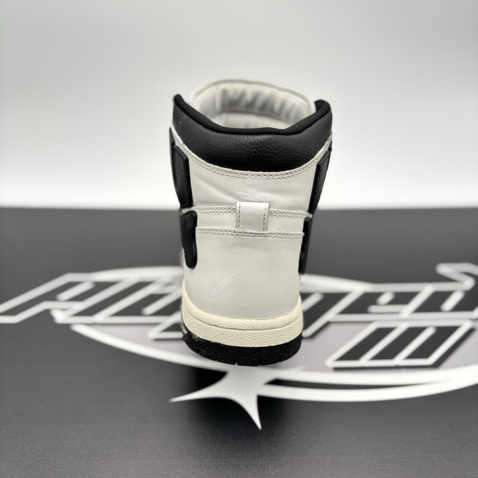 Size 42 (9US) - Amiri Skel High Top Sneakers ' White, Black ' | GREAT CONDITION!