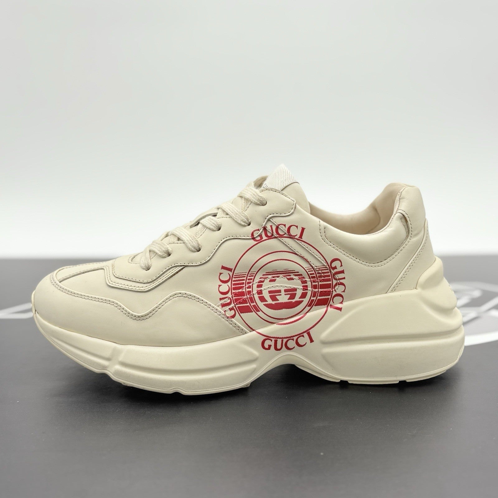 Size 6 G (6.5 US) - Gucci Rhyton ' Interlocking Disk ' | GOOD CONDITION!