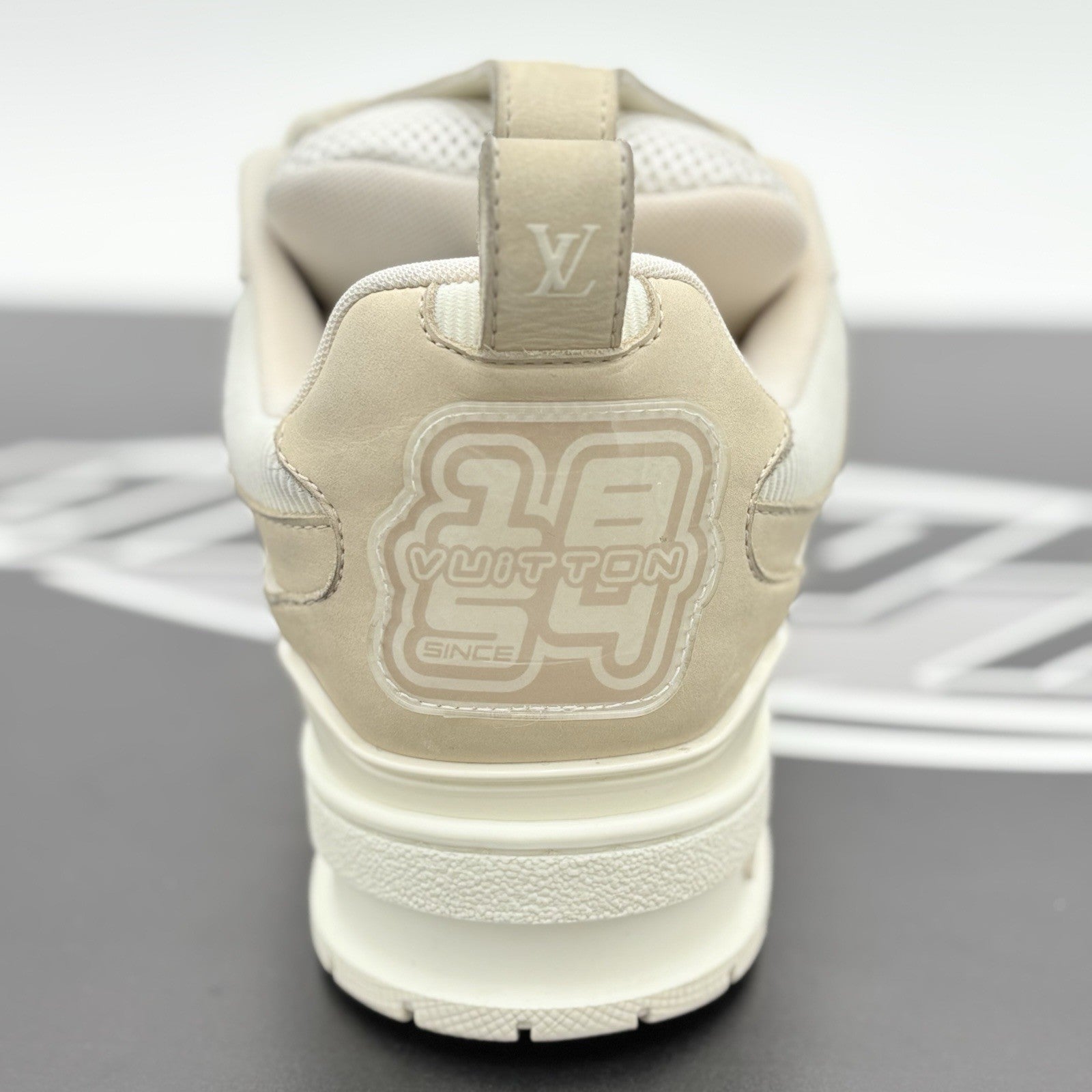 Size 5 LV (6-6.5 US) - Louis Vuitton Skate ' Beige White ' | SUPER CLEAN!