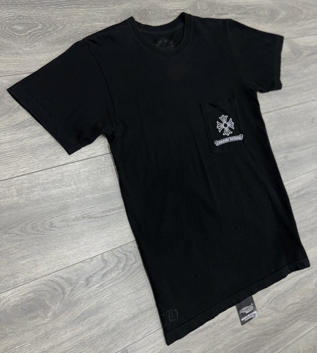 Size Small - Chrome Hearts Script Dagger Logo T-Shirt ' Black ' | GREAT COND!