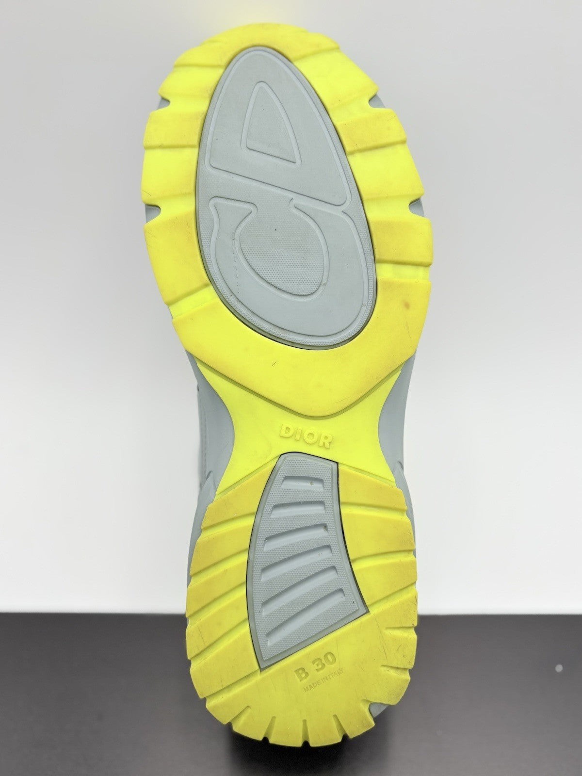 Size 44 (11 US) - Dior B30 Reflective CD30 ' Blue Neon Yellow ' | SUPER CLEAN!