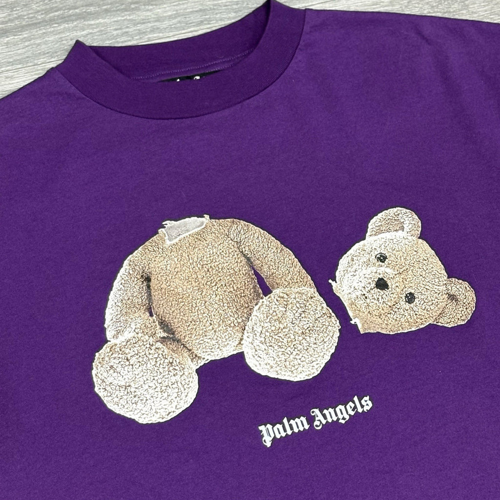 Size Medium - Palm Angels Bear Classic Tee ' Purple Brown ' | GREAT CONDITION!