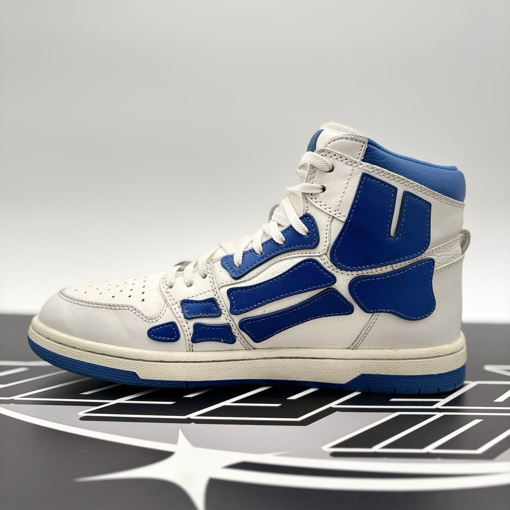 Size 43 (10 US) Amiri Skel High Top ' White Blue ' | GOOD CONDITION!