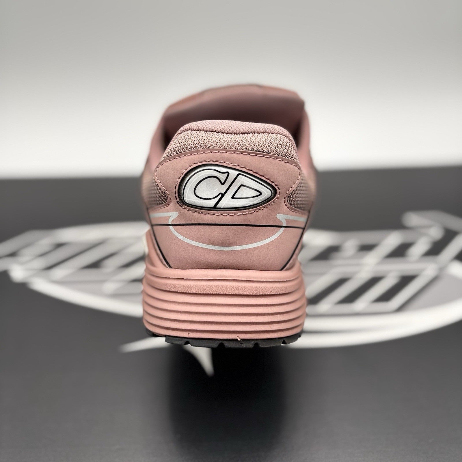 Size 44 (11 US) - Dior B30 Reflective Sneaker ' Rust Pink ' | GOOD CONDITION!