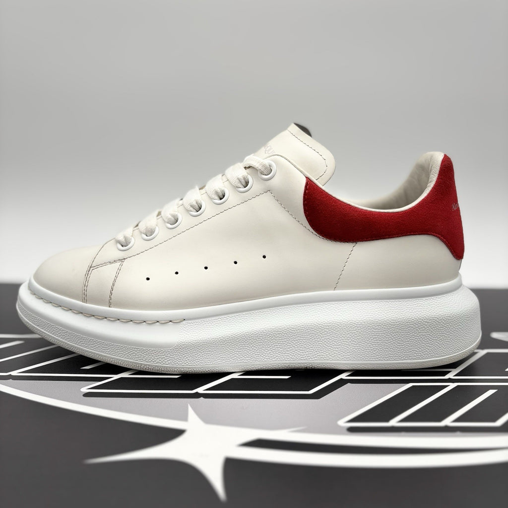 Size 41.5 (8.5 US) Alexander McQueen Oversized ‘ White, Red ' | GOOD COND!