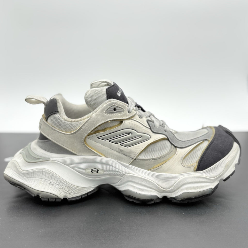 Size 44 (11 US) - Balenciaga Cargo Sneakers ' White Grey Black ' | GREAT COND!