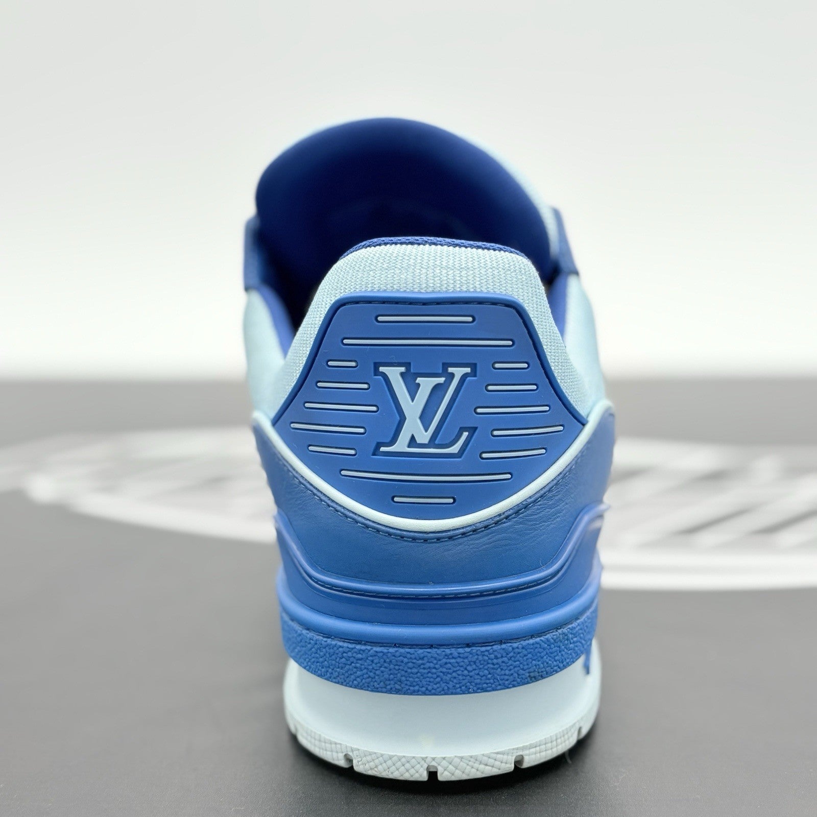 Size 6 LV (7-7.5 US) - Louis Vuitton Trainer ' Blue ' | GREAT CONDITION!