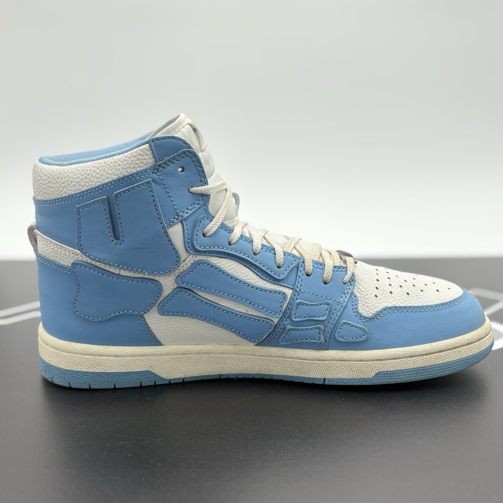Size 44 (11 US) - Amiri Skel High Top ' Powder Blue White ' | GREAT CONDITION!
