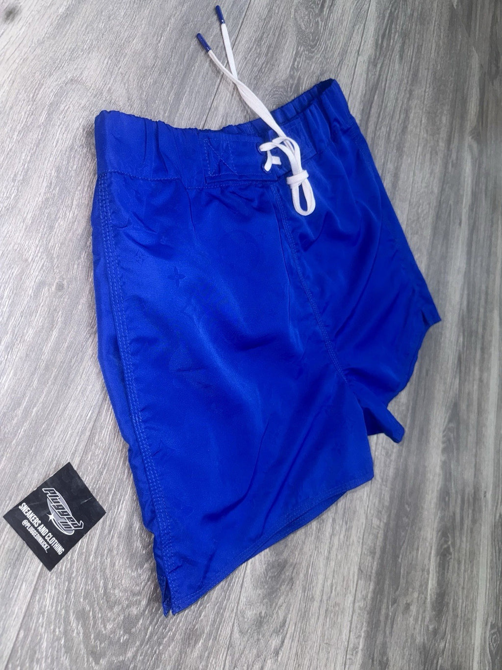Size M - Louis Vuitton Monogram Swim Board Shorts ' Blue France ' | SUPER CLEAN!