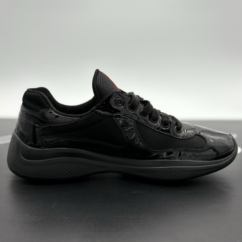 Size 7 UK (8 US) Prada Americas Cup ' Black ' | GOOD CONDITION!