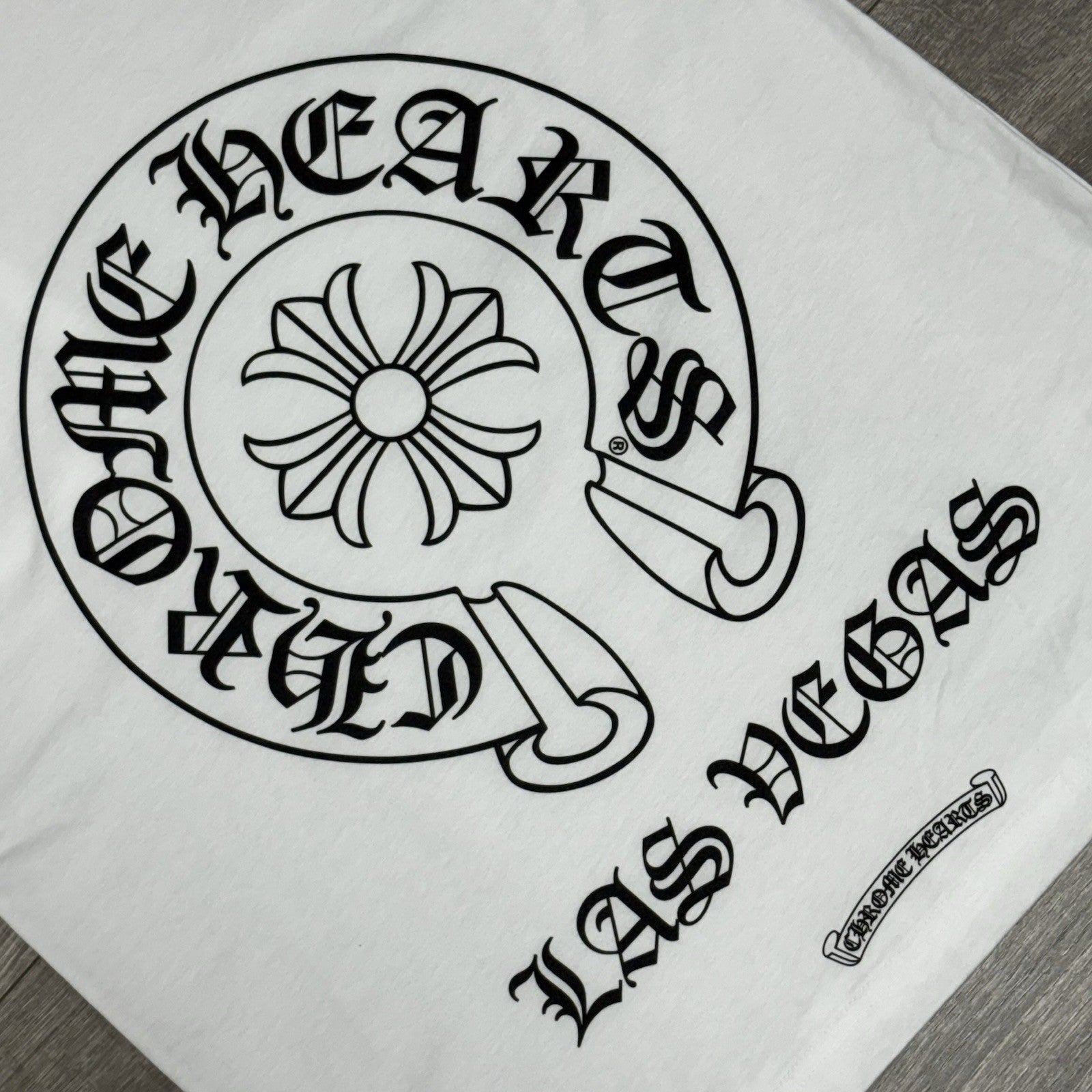 Size M - Chrome Hearts Las Vegas Horseshoe Logo T-Shirt ' White ' | BRAND NEW