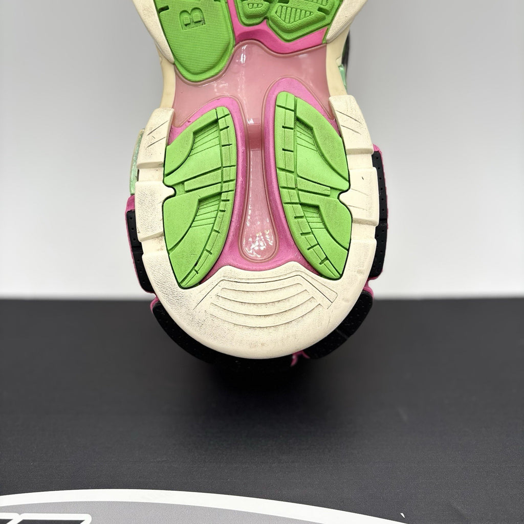 Size 41 (8 US) - Balenciaga Track 2 Trainer ' White, Purple, Green ' | GOOD!