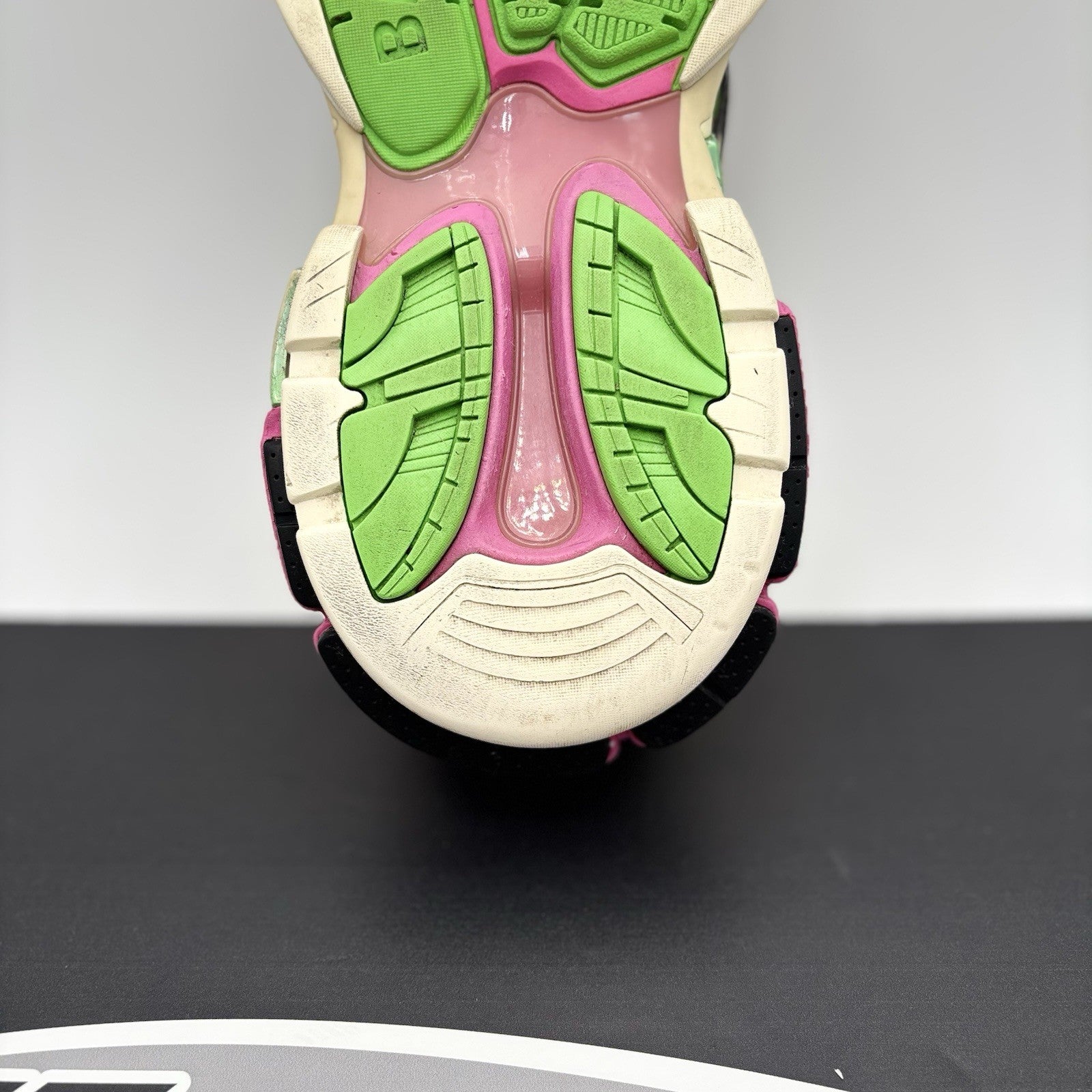 Size 41 (8 US) - Balenciaga Track 2 Trainer ' White, Purple, Green ' | GOOD!