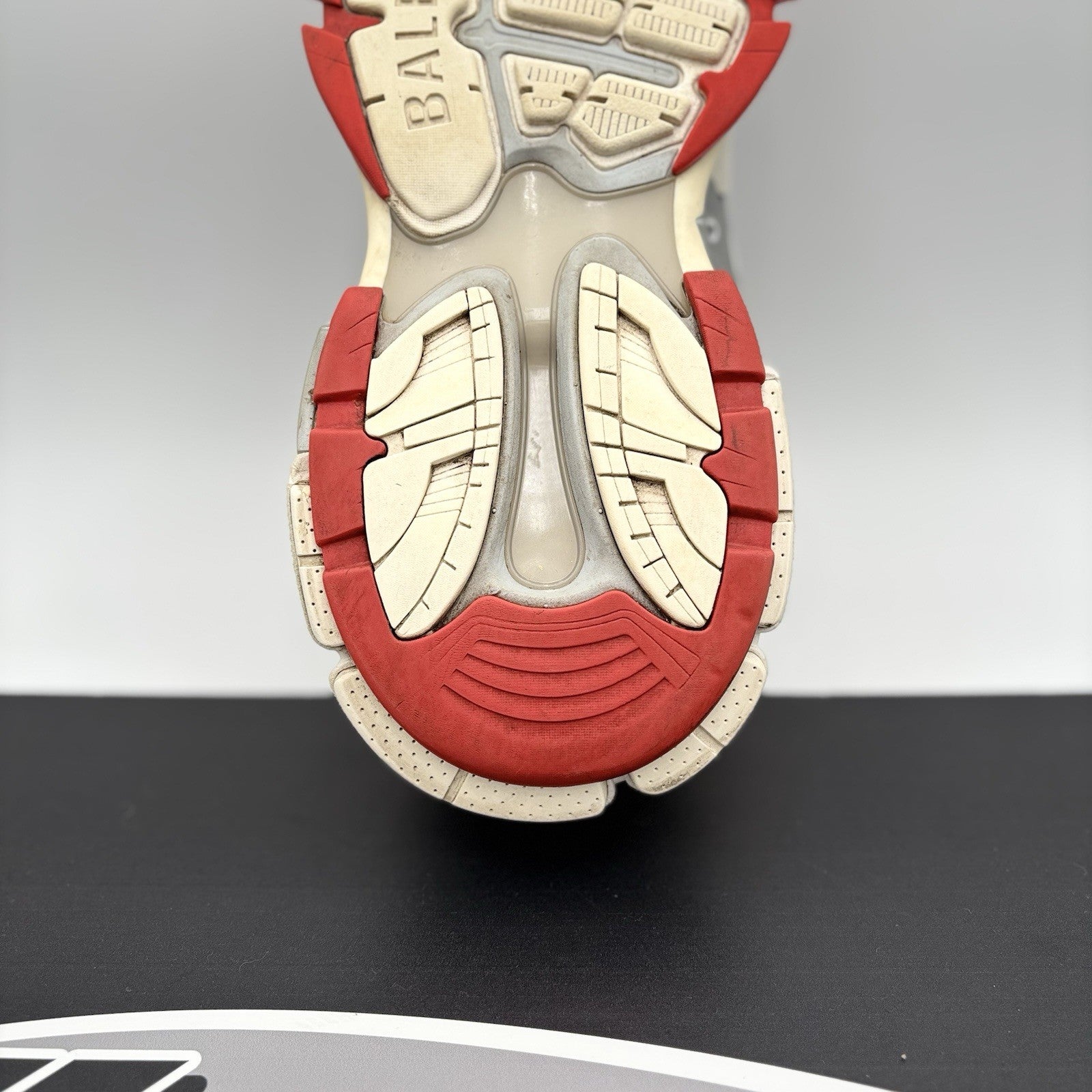 Size 46 (13 US) - Balenciaga Track Sneaker ' White Red ' | GOOD CONDITION!