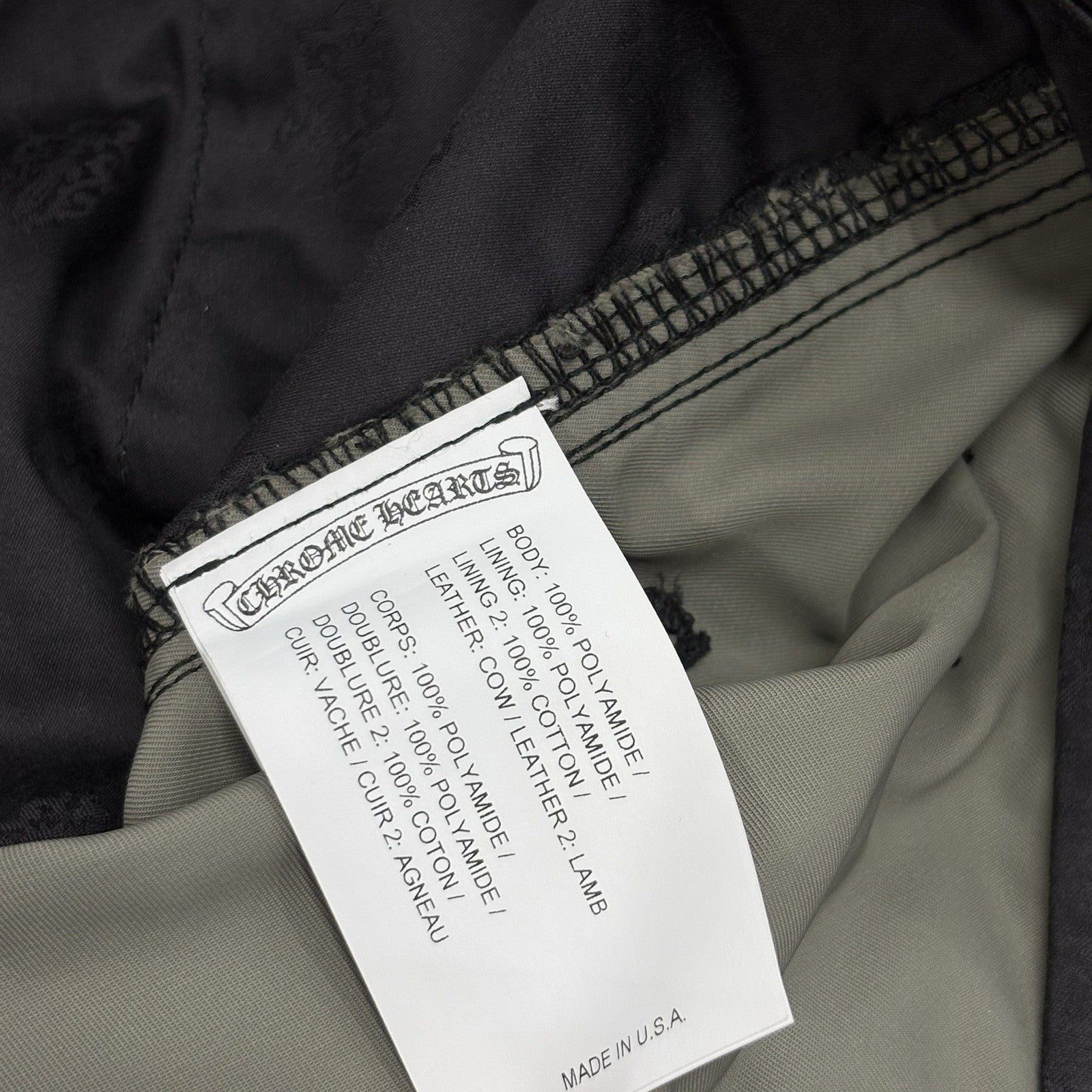 Size 30 - Chrome Hearts Leather Knee Carpenter Pants ' Black ' | WORN 1-3X