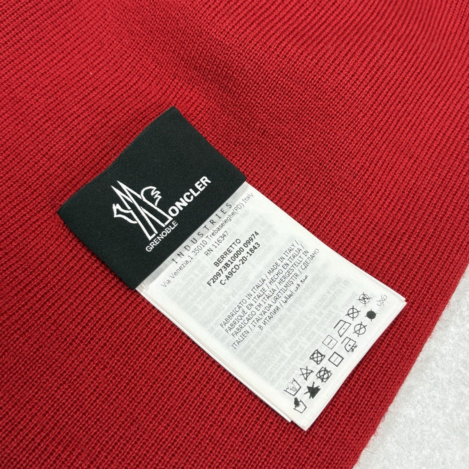 Moncler Grenoble Wool Beanie ' Red ' | SUPER CLEAN!