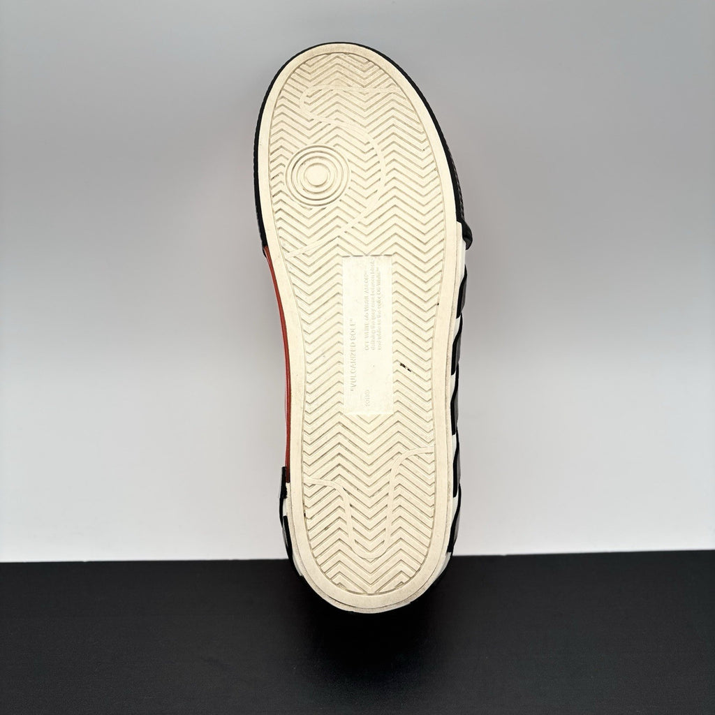 Size 44 (11 US) - Off White Vulcanized Low Orange Black ' | GOOD CONDITION!