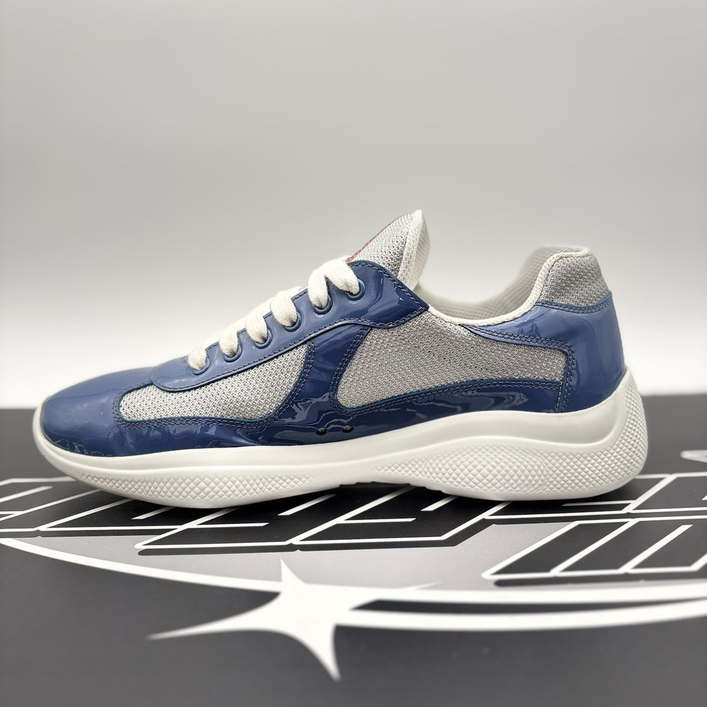 Size 7 UK (8 US) - Prada Americas Cup ' Aviation Blue, Silver' | GOOD CONDITION!