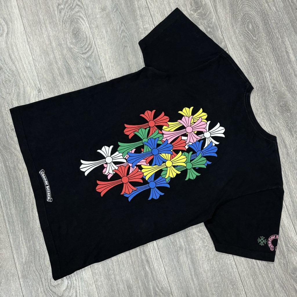 Size M - Chrome Hearts Multi Cross Cemetery T-Shirt ' Black ' | SUPER CLEAN!