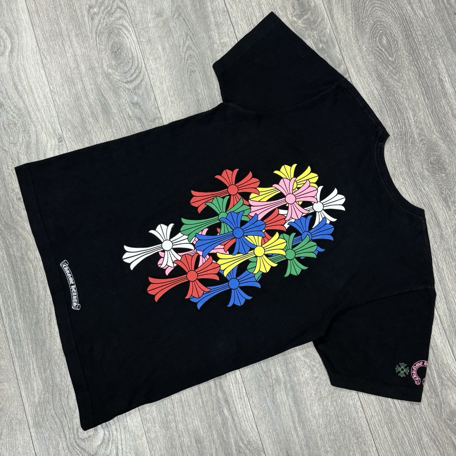 Size M - Chrome Hearts Multi Cross Cemetery T-Shirt ' Black ' | SUPER CLEAN!