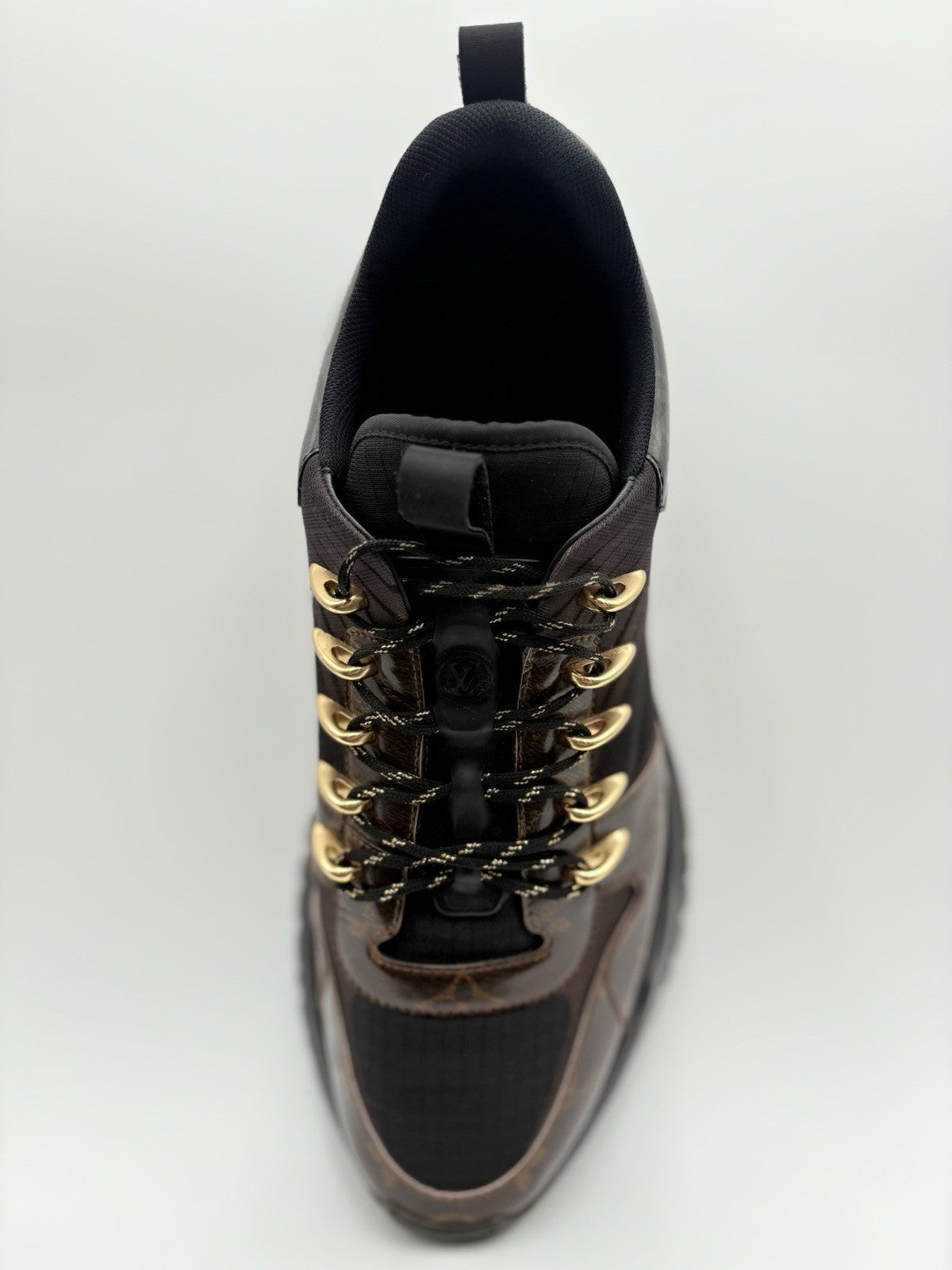 Size 9.5 LV (10.5-11 US) Louis Vuitton Run Away Pulse ' Brown Eclipse ' | CLEAN!