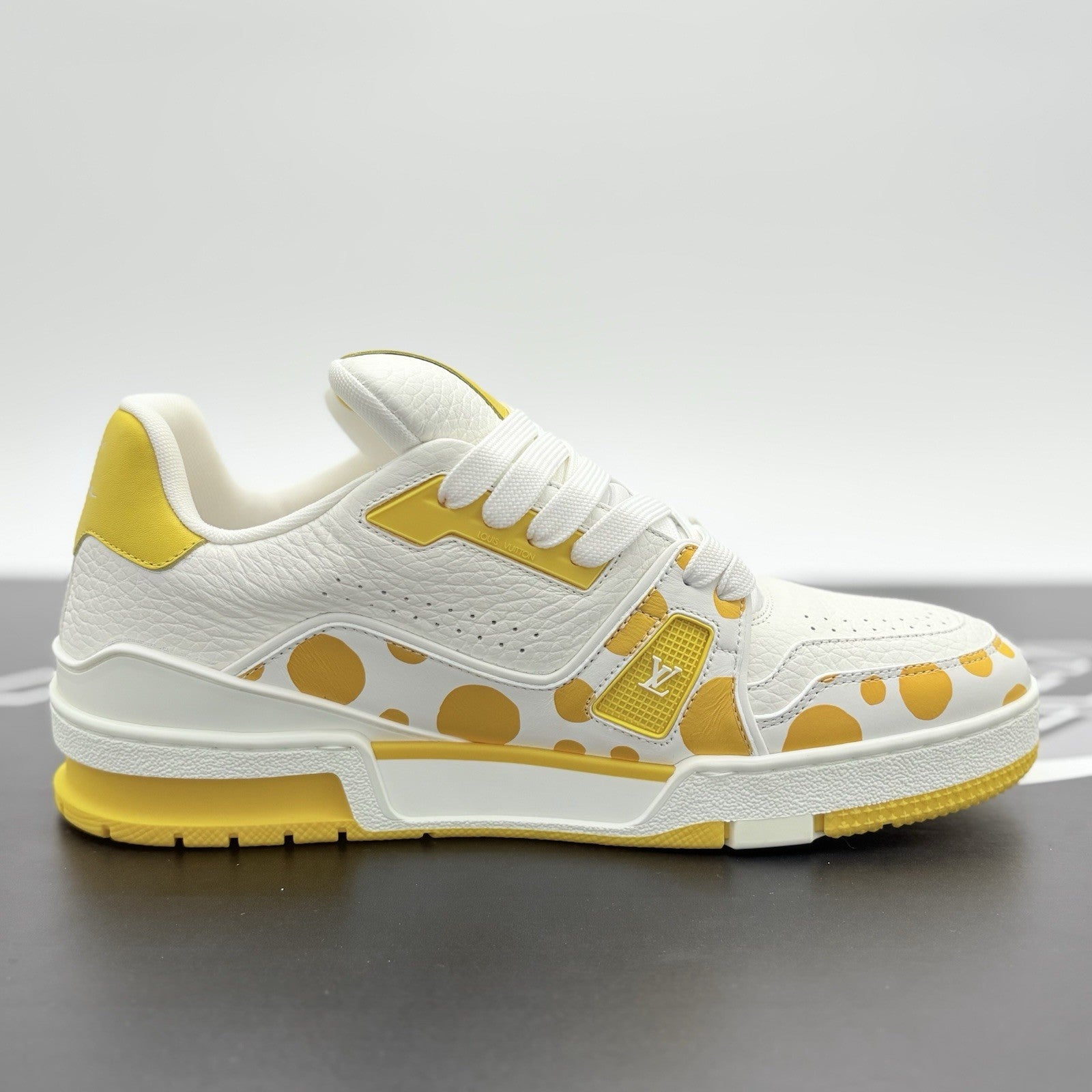 Size 6 LV (7-7.5 US) Louis Vuitton x Yayoi Kusama ' White Yellow ' | BRAND NEW!