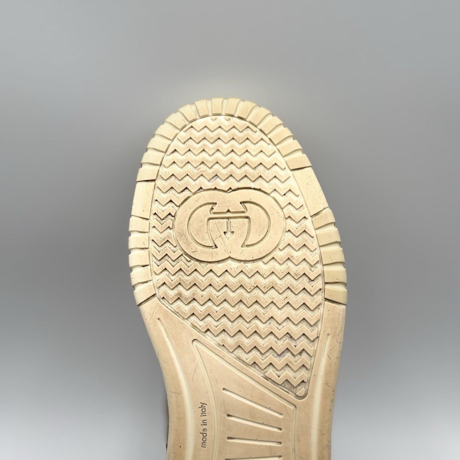 Size 11 G (12 US) - Gucci Re-Web Sneakers GG ‘ White, Beige ‘ | GOOD CONDITION!