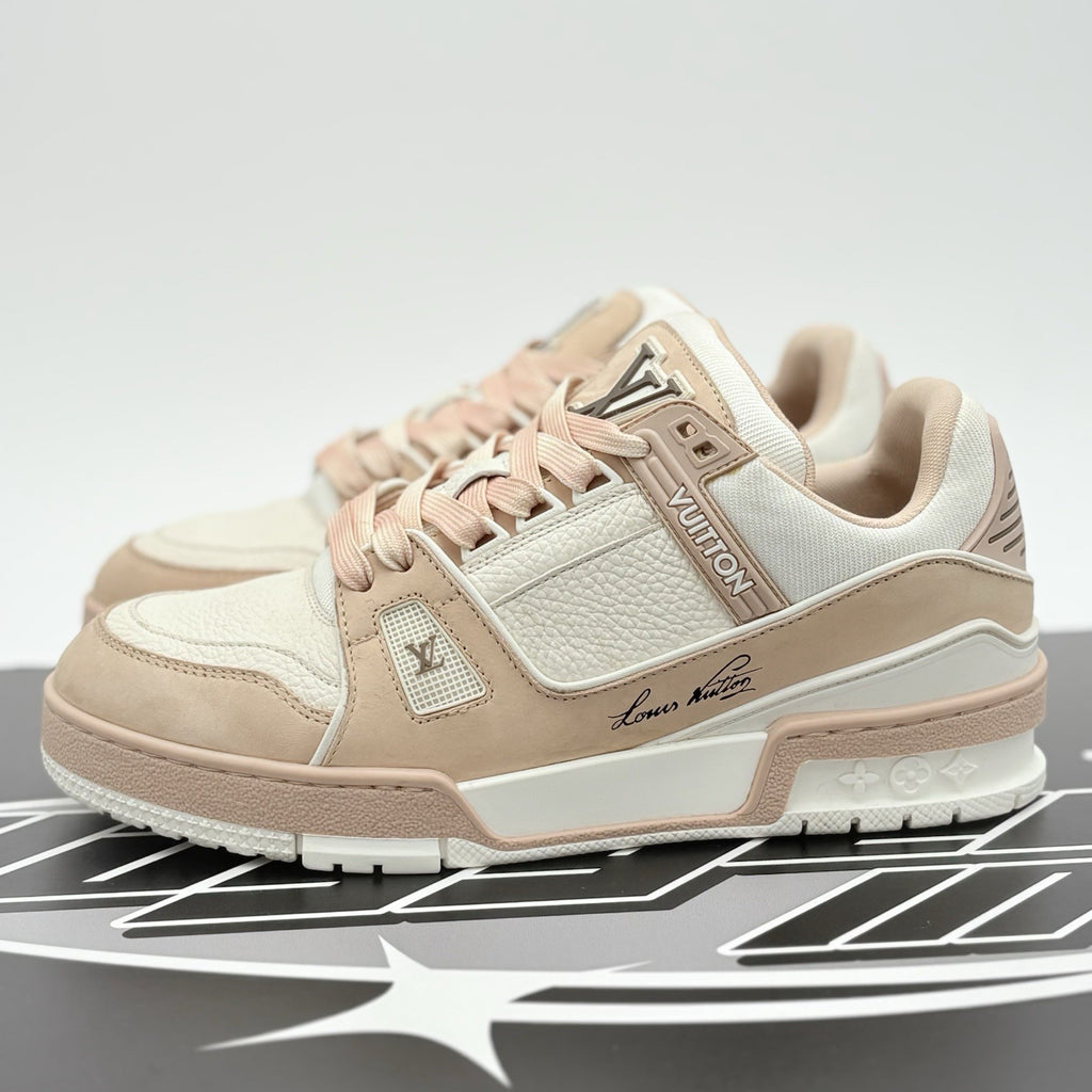 Size 38 (5 US) - Louis Vuitton Trainer ' Pink ' | GREAT CONDITION!