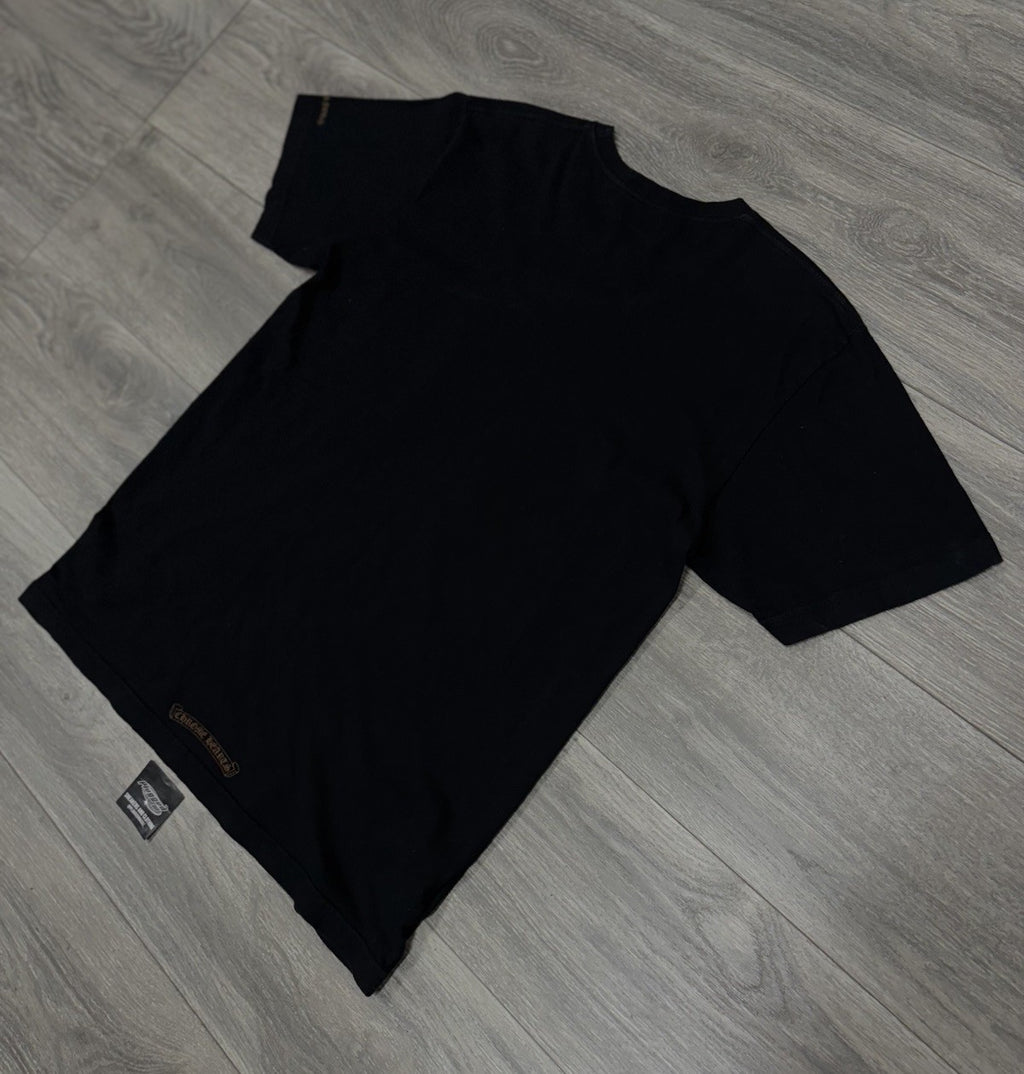 Size Large - Chrome Hearts Collar Print T-Shirt ' Black Brown ' | SUPER CLEAN!