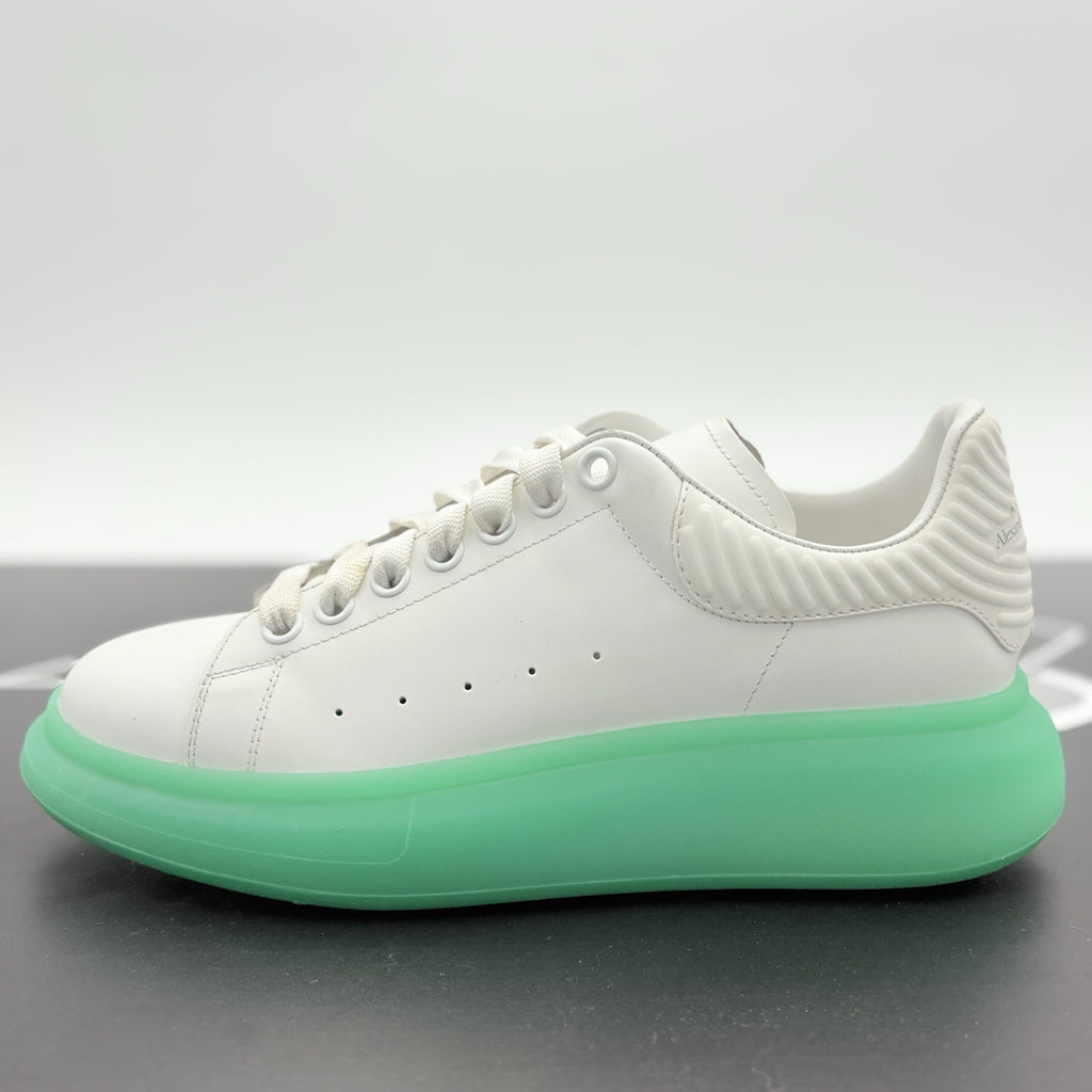 Size 41 (8 US) Alexander McQueen Oversized ' White Green Sole ' | SUPER CLEAN!