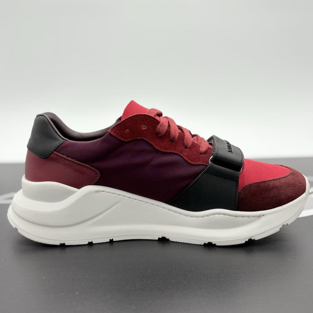 Size 43.5 (10.5 US) - Burberry Regis Sneaker ' Red Black ' | GREAT CONDITION!