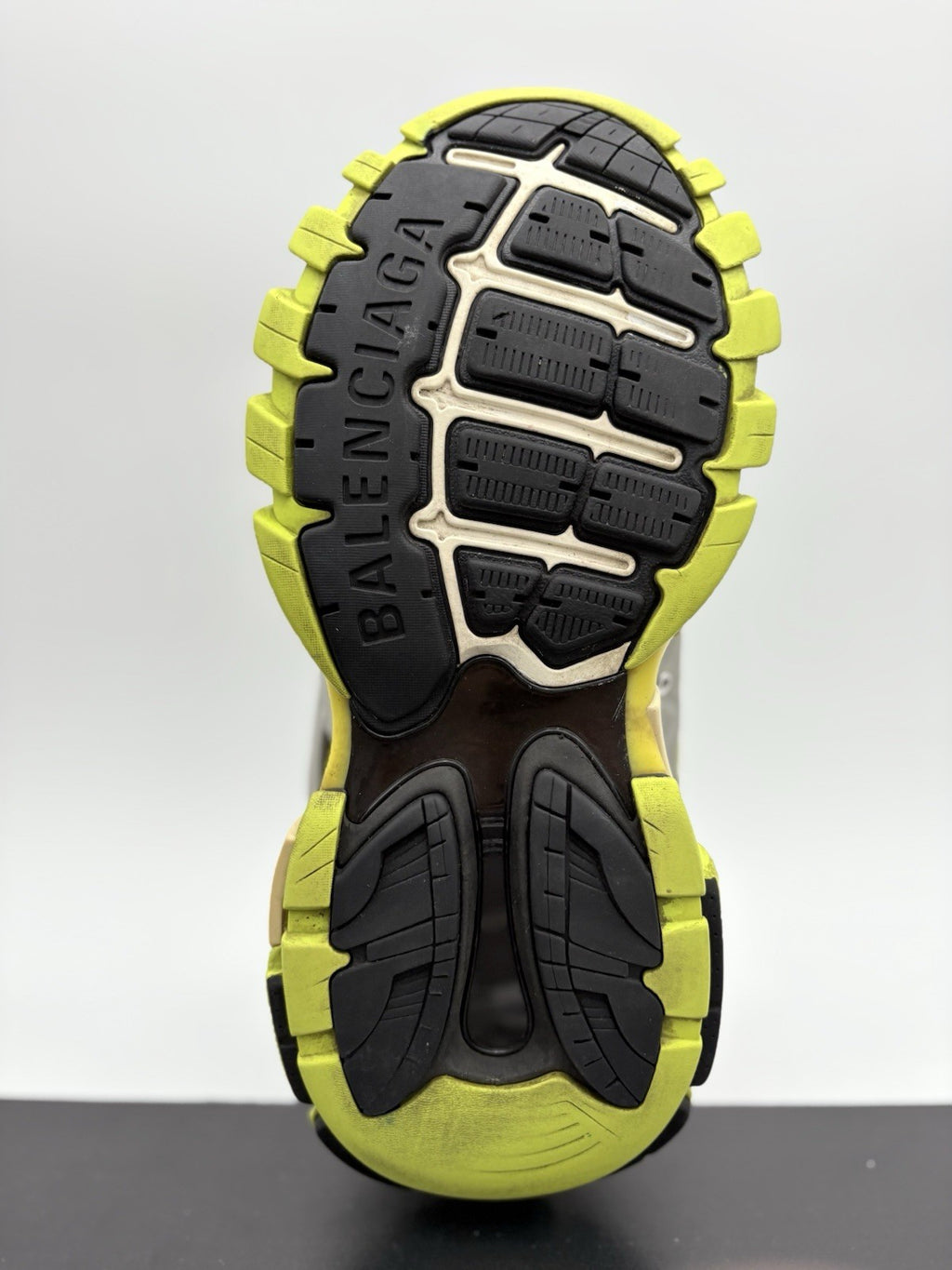 Size 43 (10 US) Balenciaga Track Sneaker ' Silver Neon Yellow ' | GOOD CONDITION