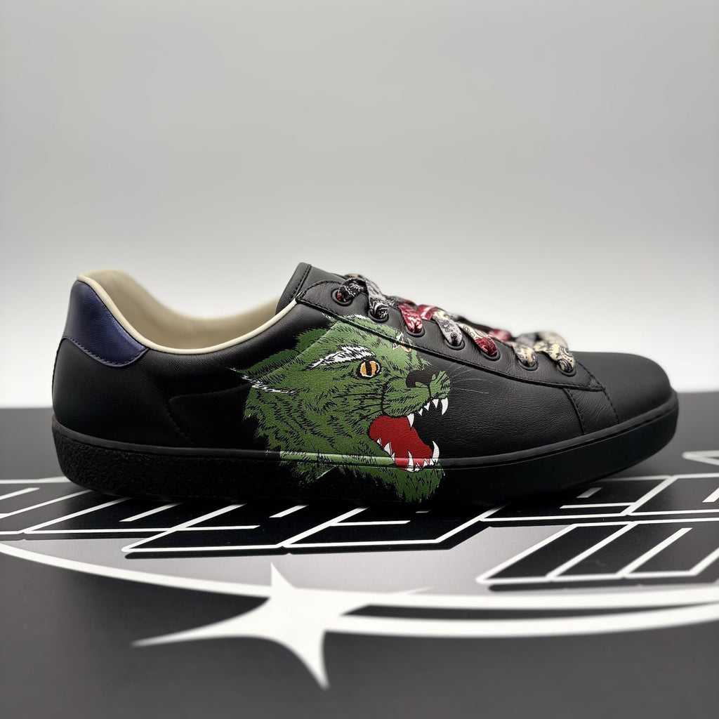 Size 11 G (11.5 US) - Gucci Ace ' Green Panther ' | SUPER CLEAN!