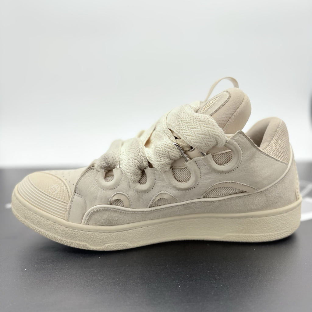 Size 46 (13 US) Lanvin Curb Sneaker ' Monochrome Peach ' | GOOD CONDITION!