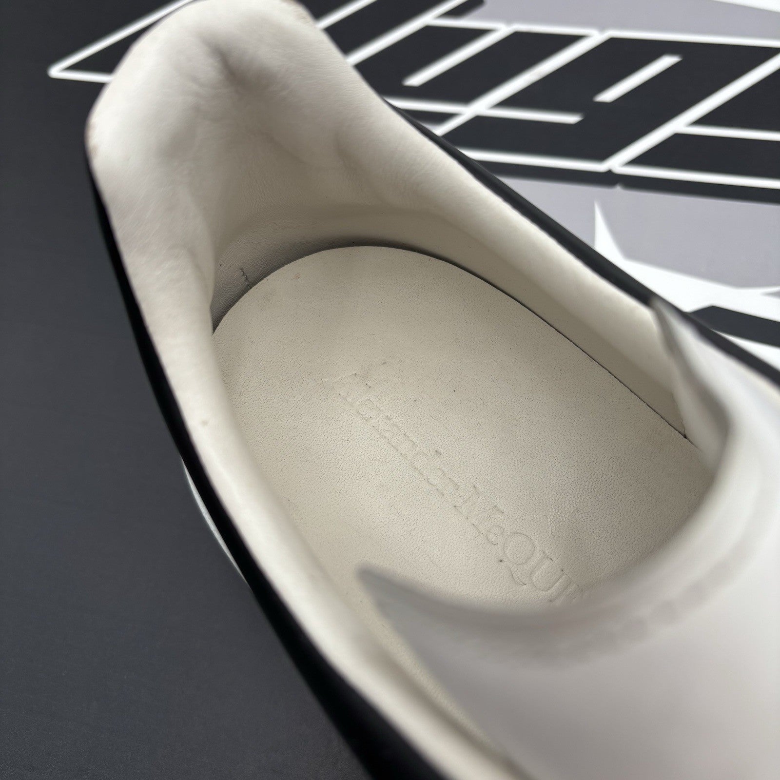 Size 47 (14 US) - Alexander McQueen ' White Black ' | GREAT CONDITION!