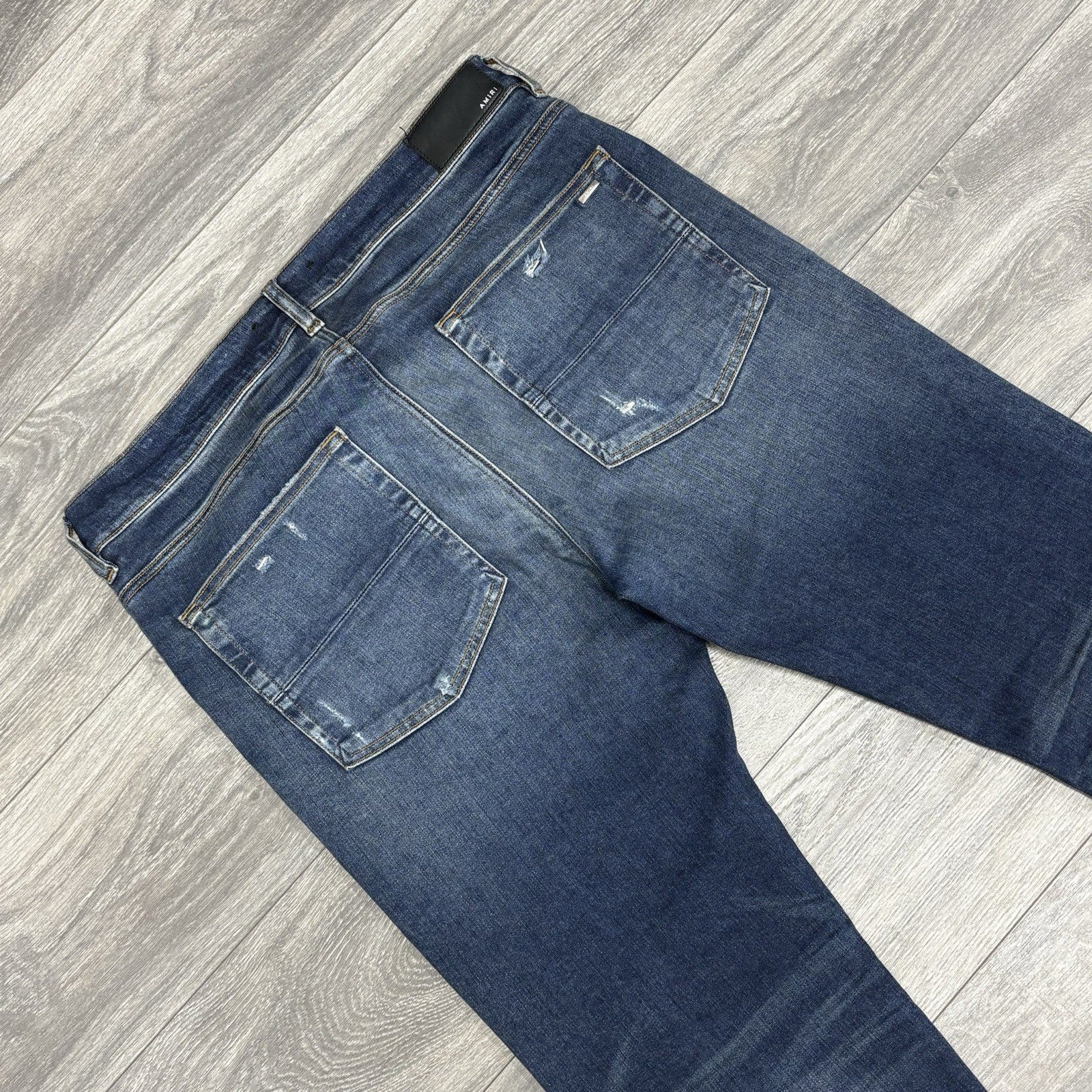 Size 38 - Amiri Stack Jeans ' Blue ' | SUPER CLEAN!