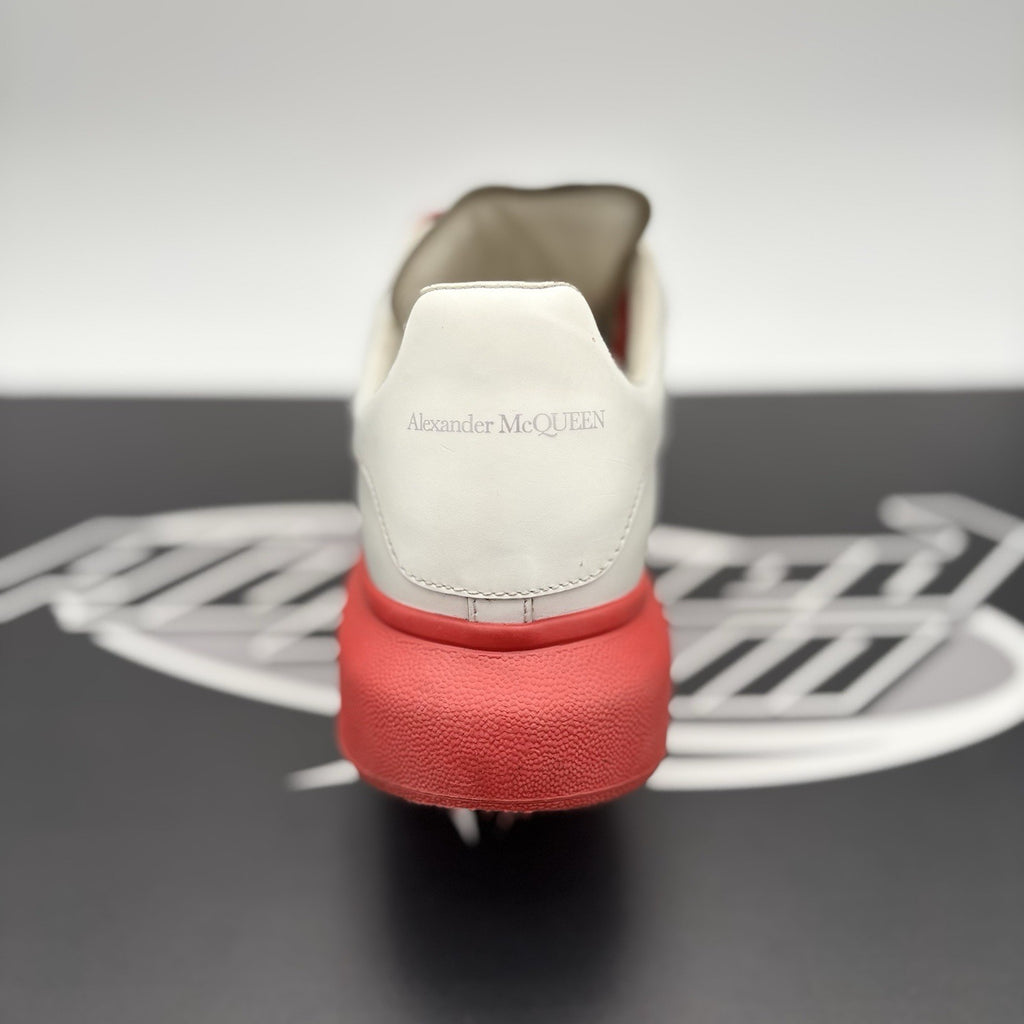 Size 45 (12 US) - Alexander McQueen Oversized ' White, Red Sole ' | GREAT COND!