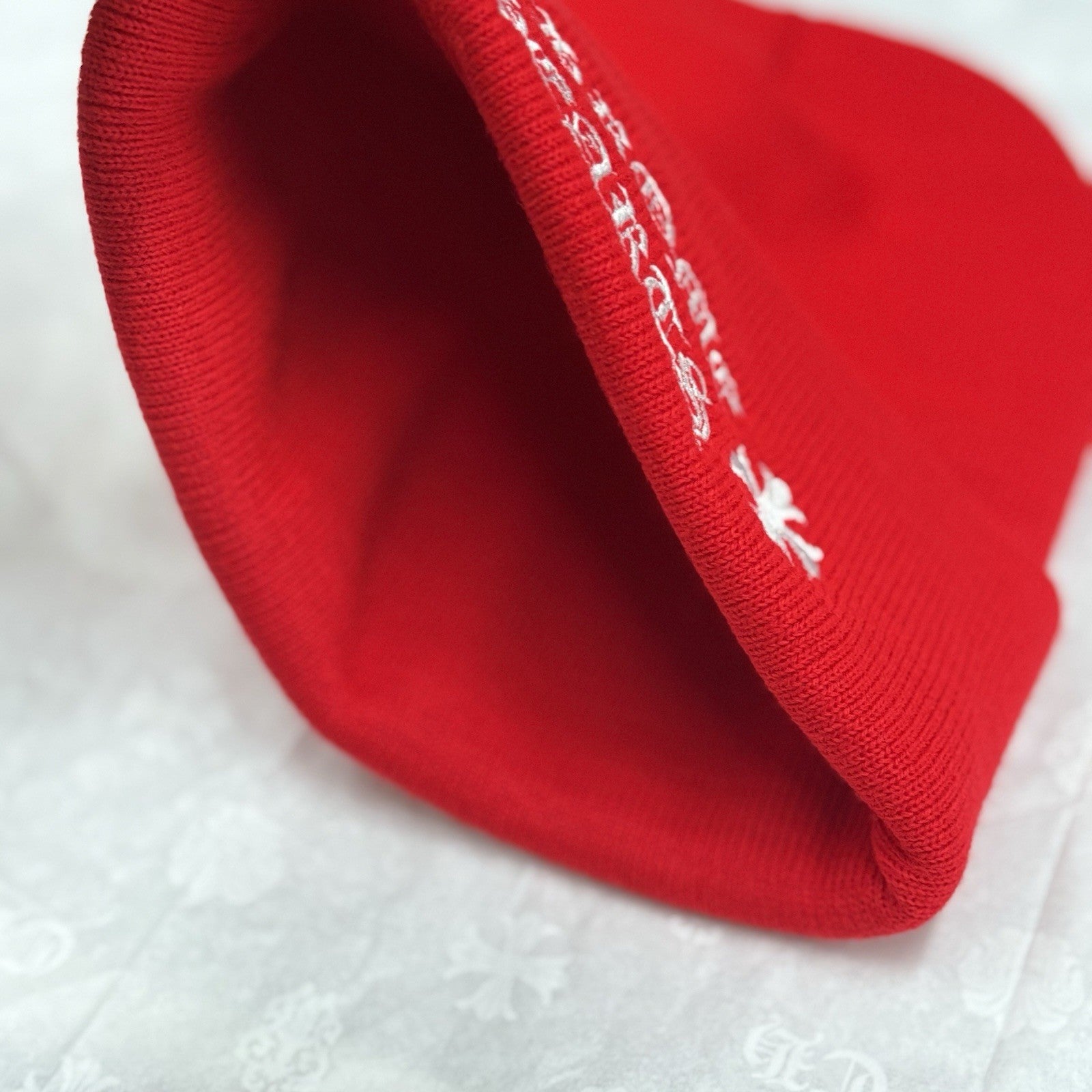 Chrome Hearts Logo Beanie ' Red ' | BRAND NEW!