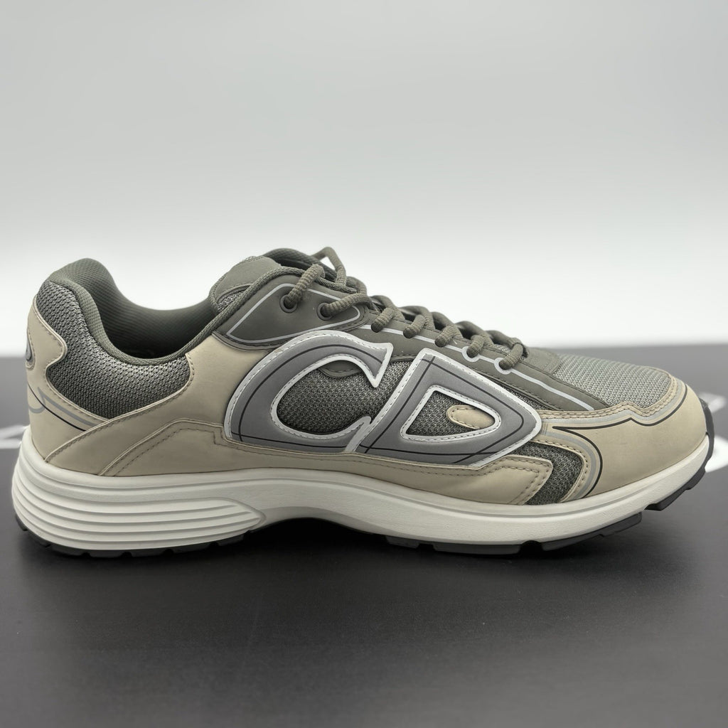 Size 46 (13 US) Dior B30 Reflective Sneaker ' Olive Green Beige ' | SUPER CLEAN