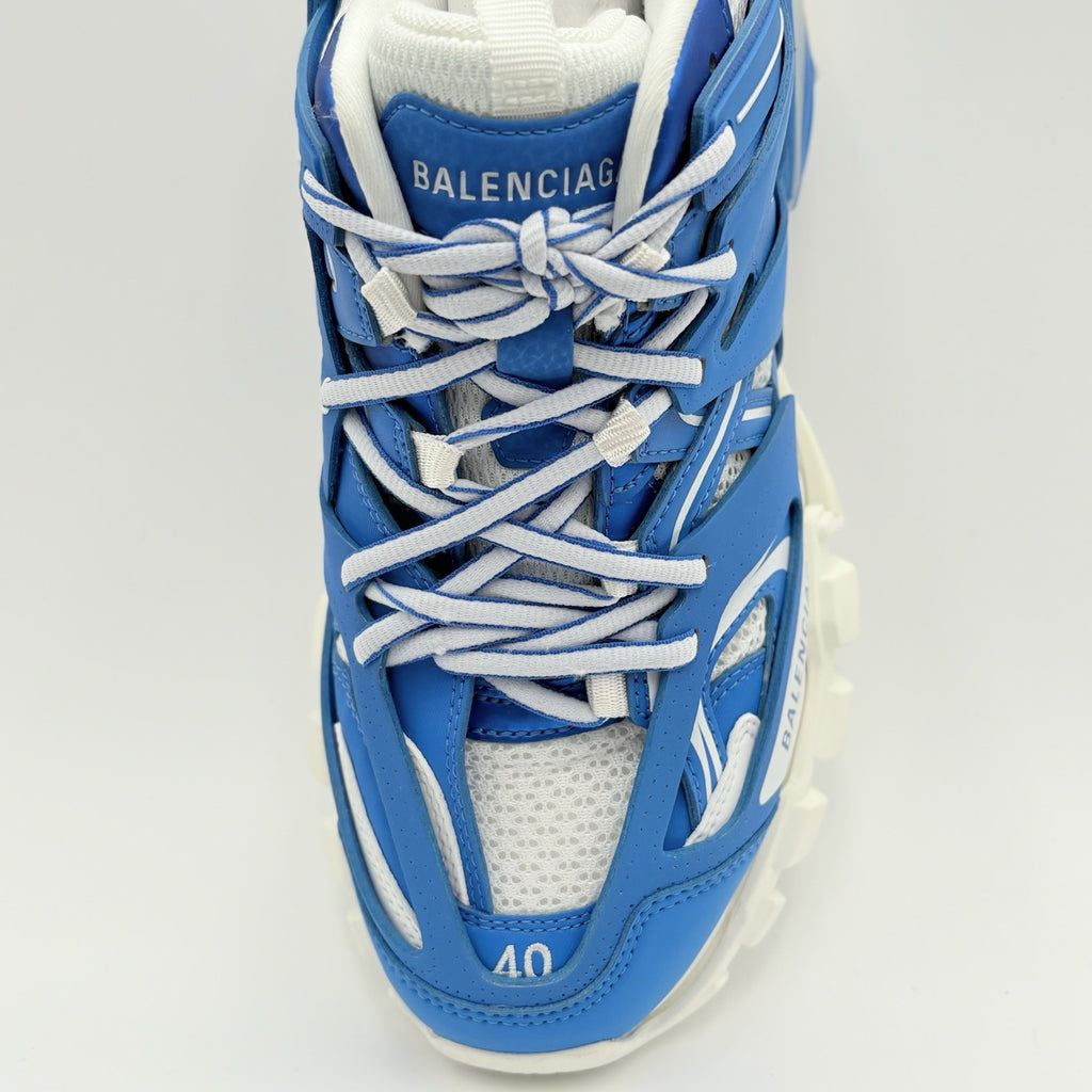 Size 40 (7 US) - Balenciaga Track LED Sneaker ' White Blue ' | BRAND NEW