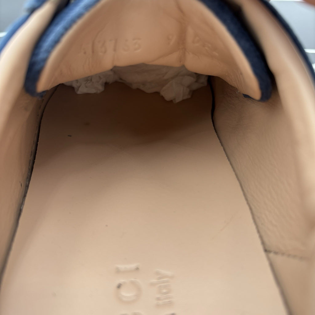 Size 9 G (9.5 US) - Gucci Ace ‘ Velvet Blue ‘ | GOOD CONDITION!