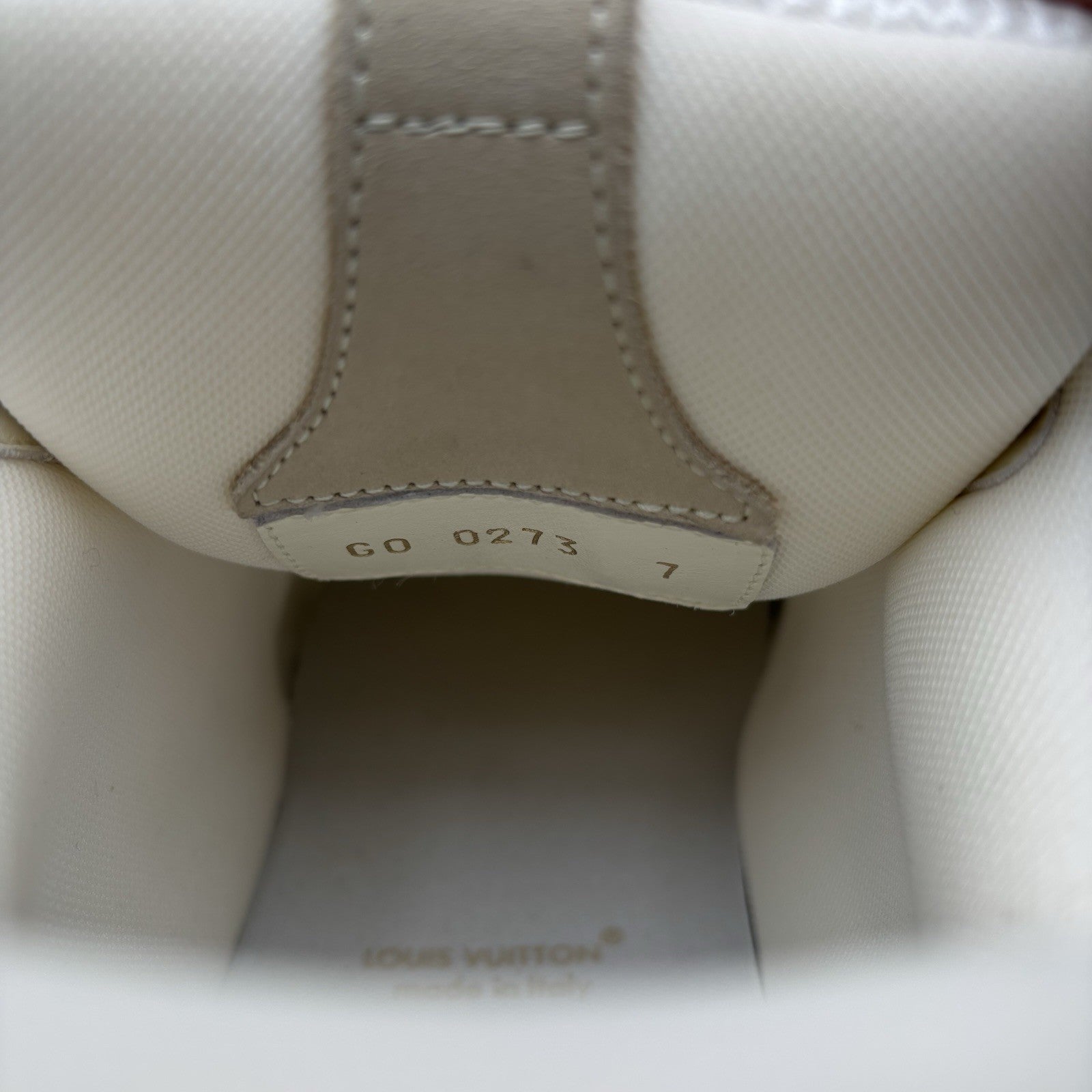 Size 7 LV (8-8.5 US) - Louis Vuitton Skate ' Beige White ' | EXCELLENT COND!