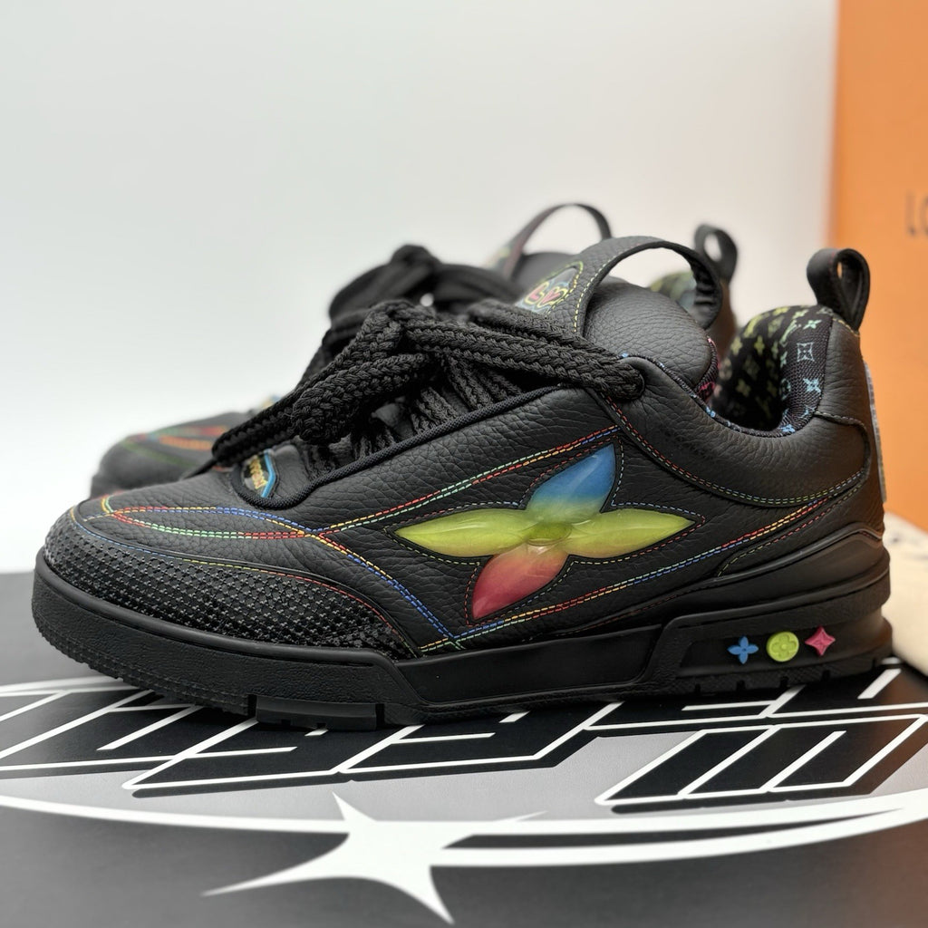 Size 9 LV (10-10.5 US) - Louis Vuitton Skate ' Black Multicolor ' | SUPER CLEAN!