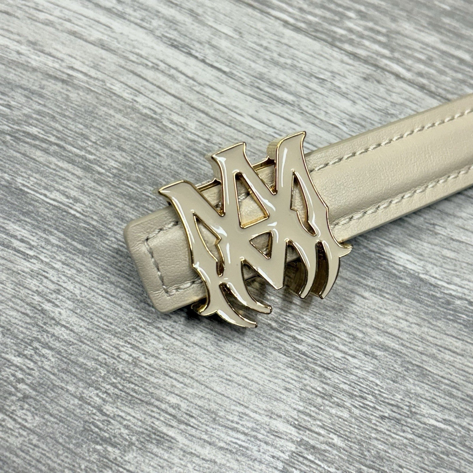 Amiri Nappa Belt ' Alabaster ' | BRAND NEW!