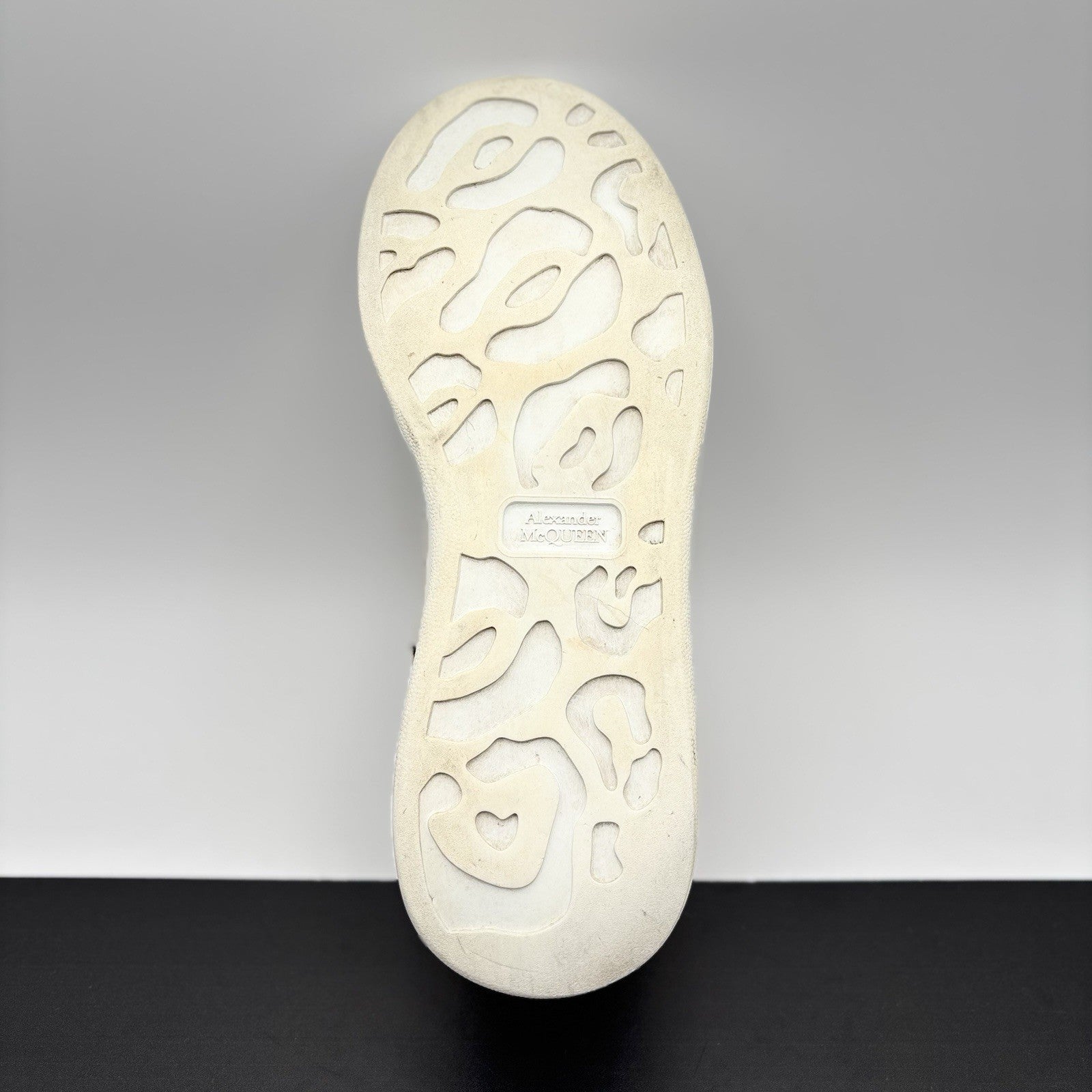 Size 41 (8 US) Alexander McQueen Oversized ' Gold Crocodile ' | GOOD COND!
