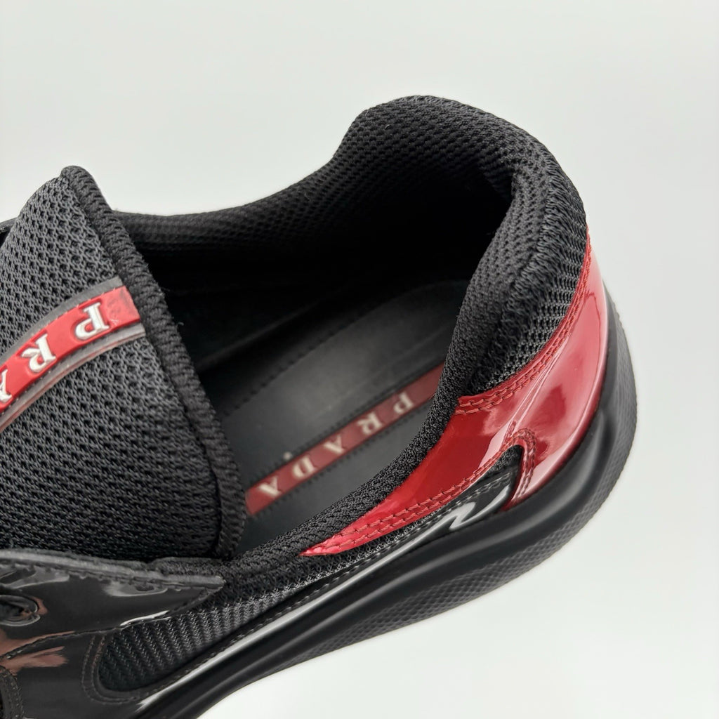 Size 10 UK (11 US) - Prada Americas Cup ' Anthracite Red ' | EXCELLENT CONDITION