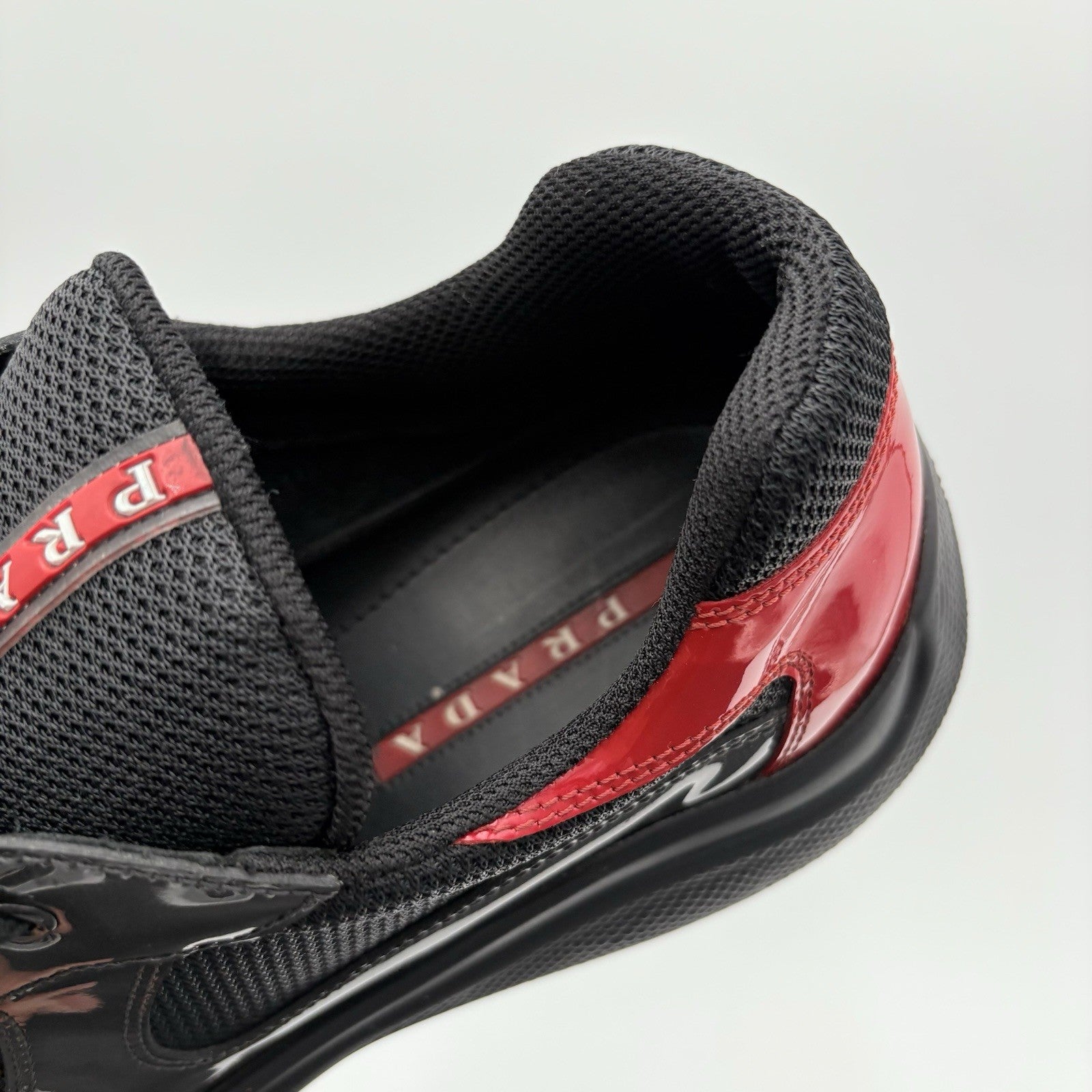 Size 10 UK (11 US) - Prada Americas Cup ' Anthracite Red ' | EXCELLENT CONDITION