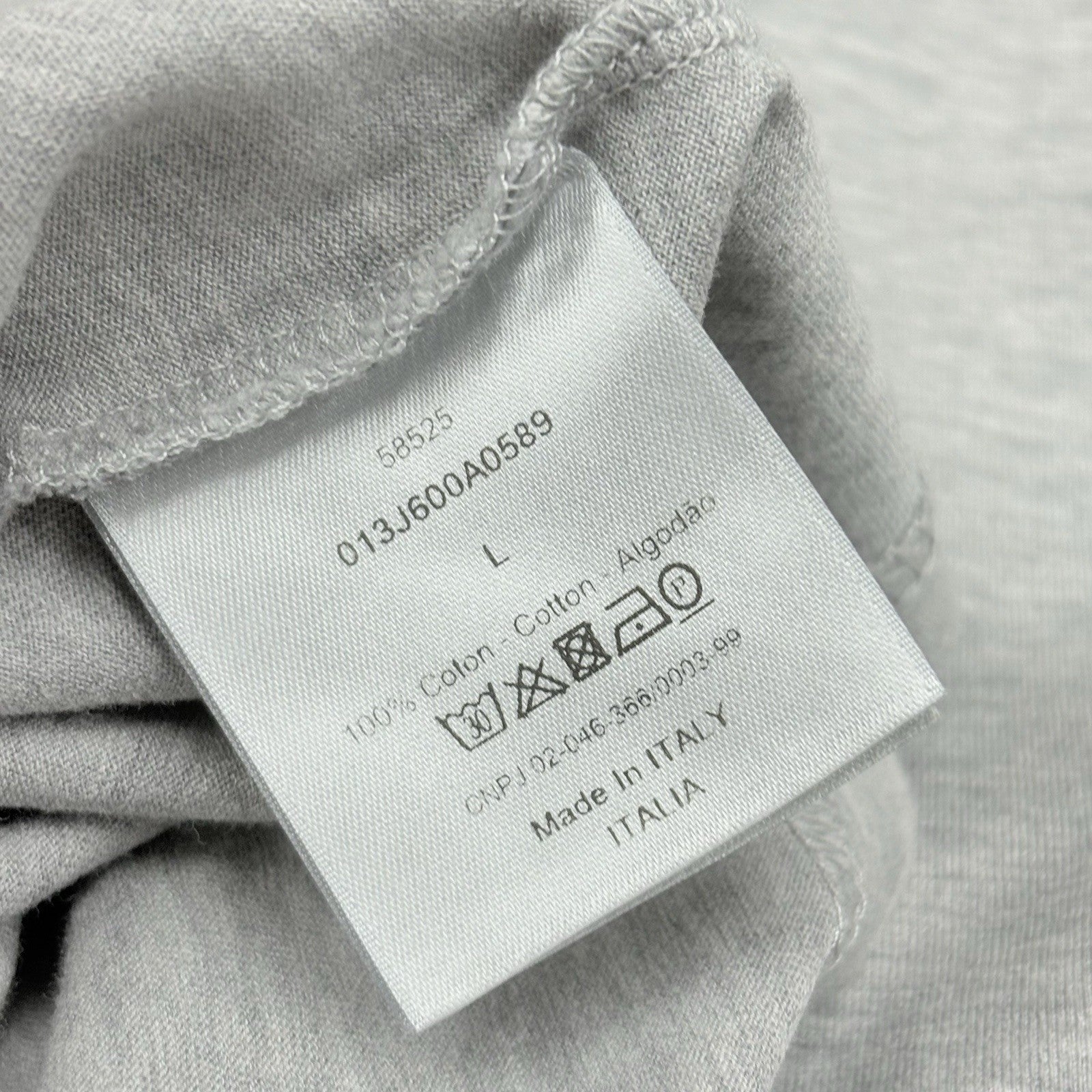 Size L - Dior CD Icon Logo Cotton T-Shirt ' Grey ' | GREAT CONDITION!